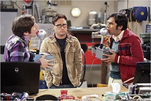 Photo Johnny Galecki, Kunal Nayyar, Simon Helberg