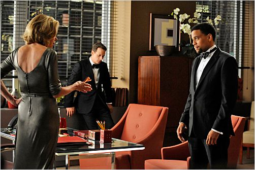 The Good Wife : photo Christine Baranski, Josh Charles, Michael Ealy