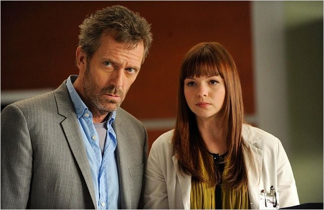 Dr House : photo Amber Tamblyn, Hugh Laurie