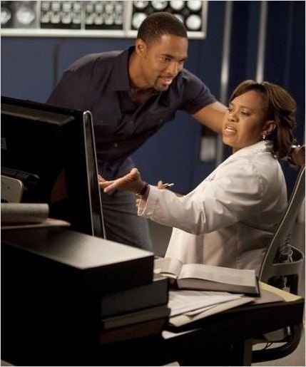 Grey's Anatomy : photo Chandra Wilson, Jason George (II)