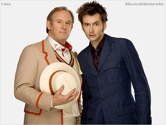 Doctor Who (2005) : photo David Tennant, Peter Davison