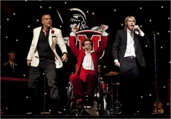 Photo Chord Overstreet, Kevin McHale, Mark Salling