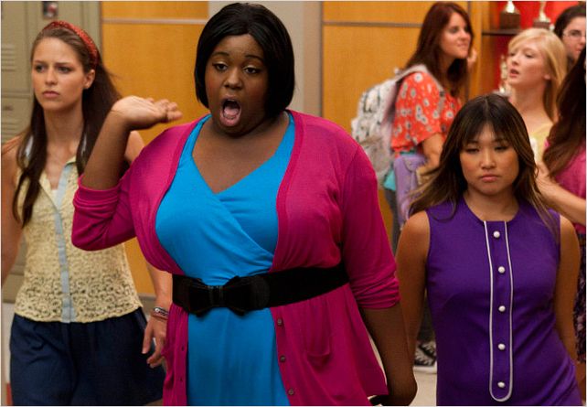 Glee : photo Alex Newell, Jenna Ushkowitz, Melissa Benoist
