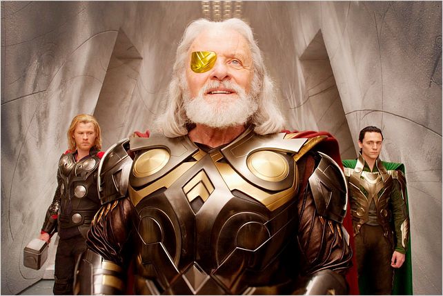 Thor : photo Anthony Hopkins, Chris Hemsworth, Kenneth Branagh
