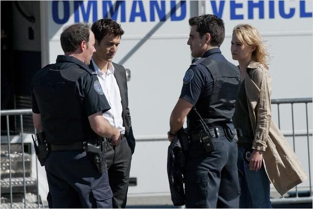 Rookie Blue : photo Ben Bass, Camille Sullivan, Matt Gordon, Noam Jenkins