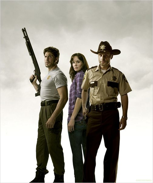 The Walking Dead : Photo Andrew Lincoln, Jon Bernthal, Sarah Wayne Callies