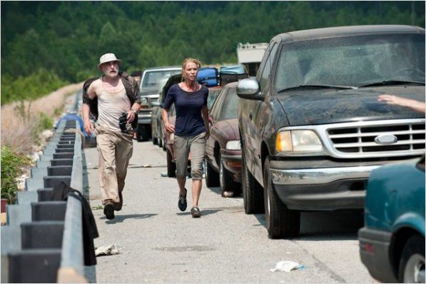 The Walking Dead : photo Jeffrey DeMunn, Laurie Holden
