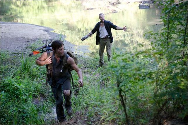 The Walking Dead : photo Michael Rooker, Norman Reedus