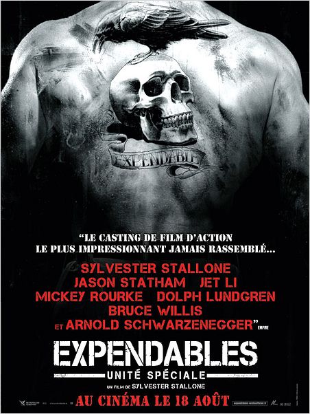 Expendables : unité spéciale : affiche Sylvester Stallone