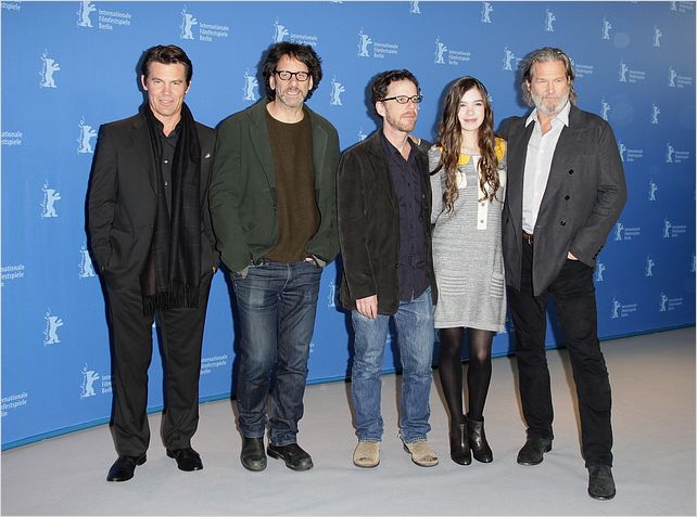 True Grit : photo Ethan Coen, Hailee Steinfeld, Jeff Bridges, Joel Coen, Josh Brolin