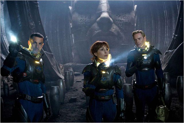 Prometheus : Photo Logan Marshall-Green, Michael Fassbender, Noomi Rapace, Ridley Scott