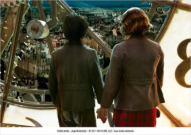 Hugo Cabret : photo Asa Butterfield, Chloë Grace Moretz, Martin Scorsese