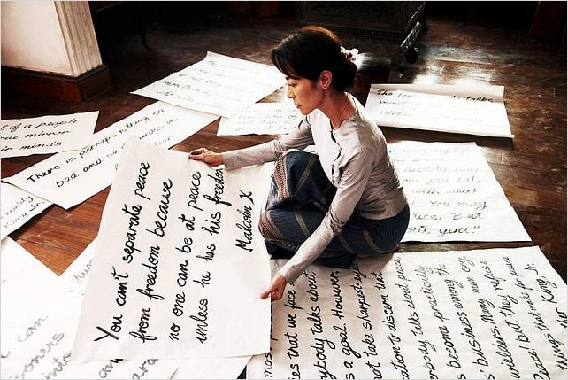 The Lady : photo Luc Besson, Michelle Yeoh