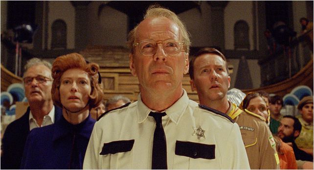 Moonrise Kingdom : photo Bill Murray, Bruce Willis, Edward Norton, Tilda Swinton