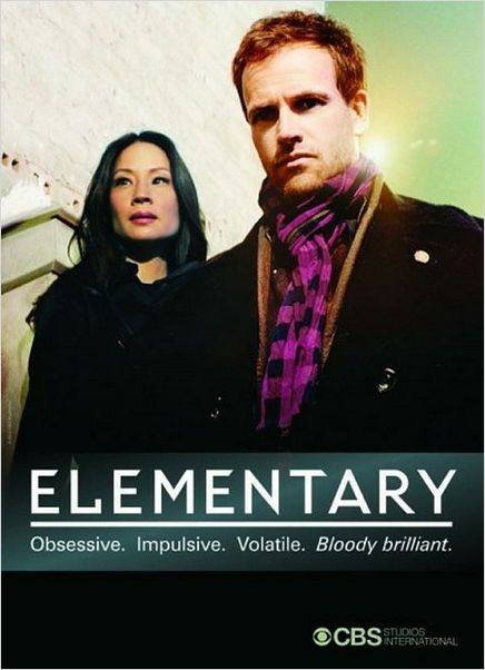 Elementary : photo Jonny Lee Miller, Lucy Liu