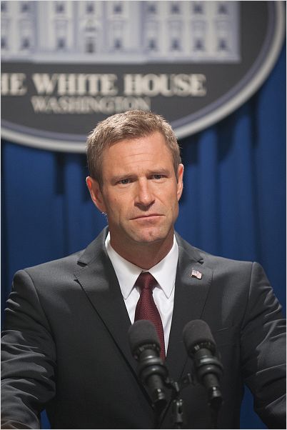 La Chute de la Maison Blanche : photo Aaron Eckhart