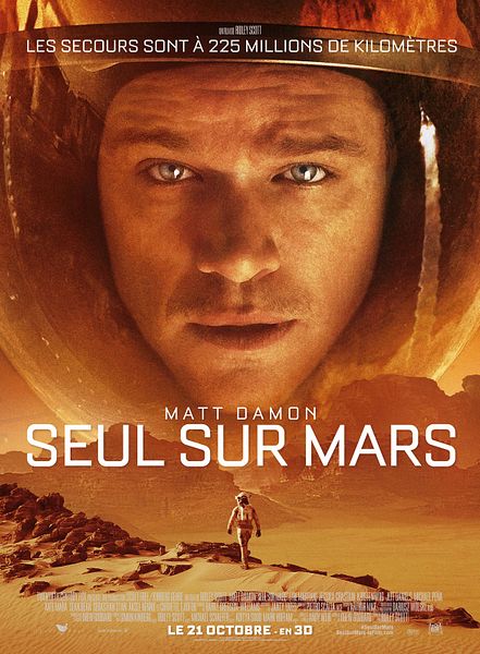 Seul sur Mars - Sortie le 21 octobre 2015