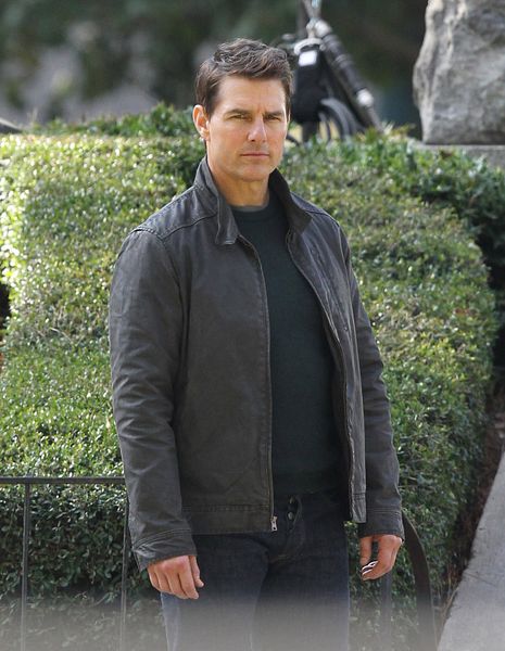 Tom Cruise sur le tournage de 