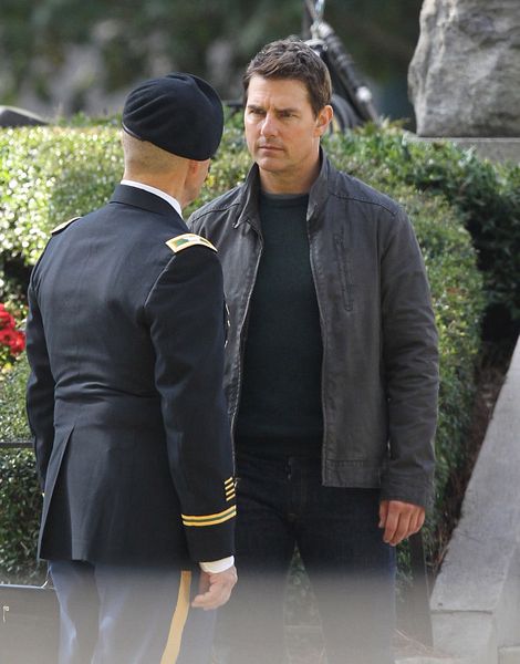Tom Cruise sur le tournage de 