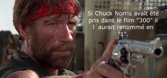 Chuck Norris VS&hellip; &quot;300&quot; Chuck Norris a formé Yoda