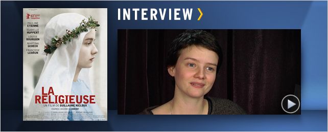 Après le Pape, voici "La Religieuse" : rencontre avec Pauline Etienne [VIDEO]