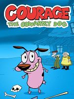 image de Courage, le chien froussard