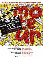 poster de Moteur, le réseau des festivals de cinéma de Rouen