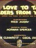 poster de I'd Love to Take Orders from You
