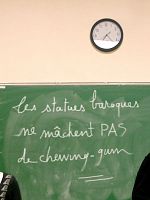 poster de Les Statues baroques ne mâchent pas de chewing-gum