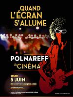 poster de Polnareff au cinéma : quand l'écran s'allume (Pathé Live)