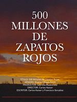 poster de 500 millones de zapatos rojos