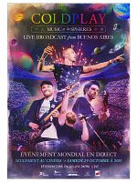 poster de Coldplay live broadcast from Buenos Aires