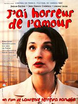 Affiche de J'ai horreur de l'amour, film à voir en streaming sur Pygargue