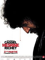 Affiche de Mesrine : L'Ennemi public n°1, film à voir en streaming sur Pygargue