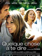 Affiche de Quelque chose à te dire, film à voir en streaming sur Pygargue