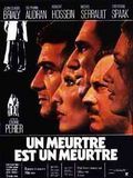 Affiche de Un meurtre est un meurtre, film à voir en streaming sur Pygargue