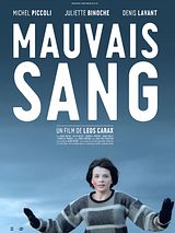 Affiche de Mauvais sang, film à voir en streaming sur Pygargue