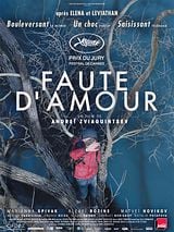 poster du film Faute d'amour