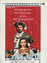 Affiche de Anne des mille jours, film à voir en streaming sur Pygargue