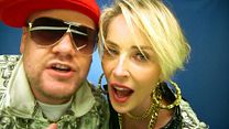 image de Sharon Stone revient... en rap avec James Corden !
