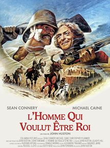 Affiche de L'Homme qui voulut être roi, film à voir en streaming sur Pygargue