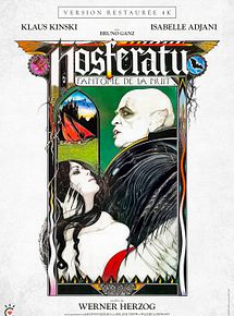Affiche de Nosferatu, fantôme de la nuit, film à voir en streaming sur Pygargue
