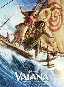 Affiche de Vaiana, la légende du bout du monde, film à voir en streaming sur Pygargue