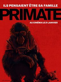 Affiche de Primate, film à voir en streaming sur Pygargue