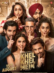 Affiche de Khel Khel Mein, film à voir en streaming sur Pygargue