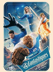 Affiche de Les 4 Fantastiques : Premiers pas, film à voir en streaming sur Pygargue