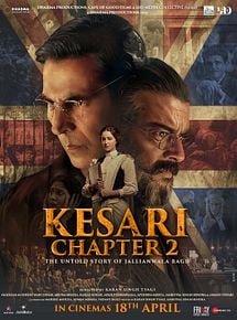 Affiche de Kesari Chapter 2, film à voir en streaming sur Pygargue