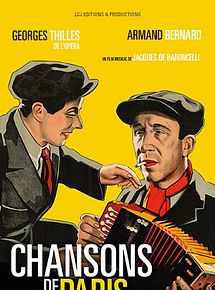 Affiche de Chansons de Paris, film à voir en streaming sur Pygargue