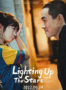 Affiche de Lightning up the stars, film à voir en streaming sur Pygargue