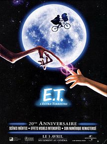 Affiche de E.T. l'extra-terrestre, film à voir en streaming sur Pygargue